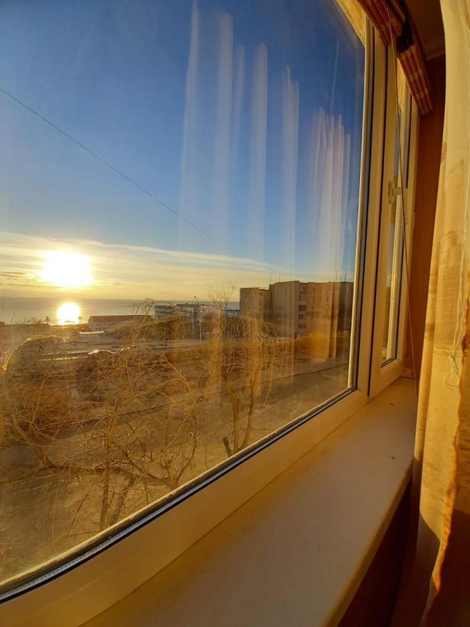 Flat with the sea view Apartment Aktau  Luaran gambar